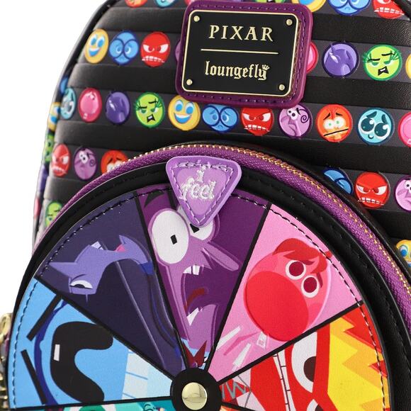 inside out 2 core memories mini-backpack Loungefly x Disney Pixar Mini Backpack Inspired by Disney and Pixars Inside Out 2 Inside Out 2 Loungefly Core